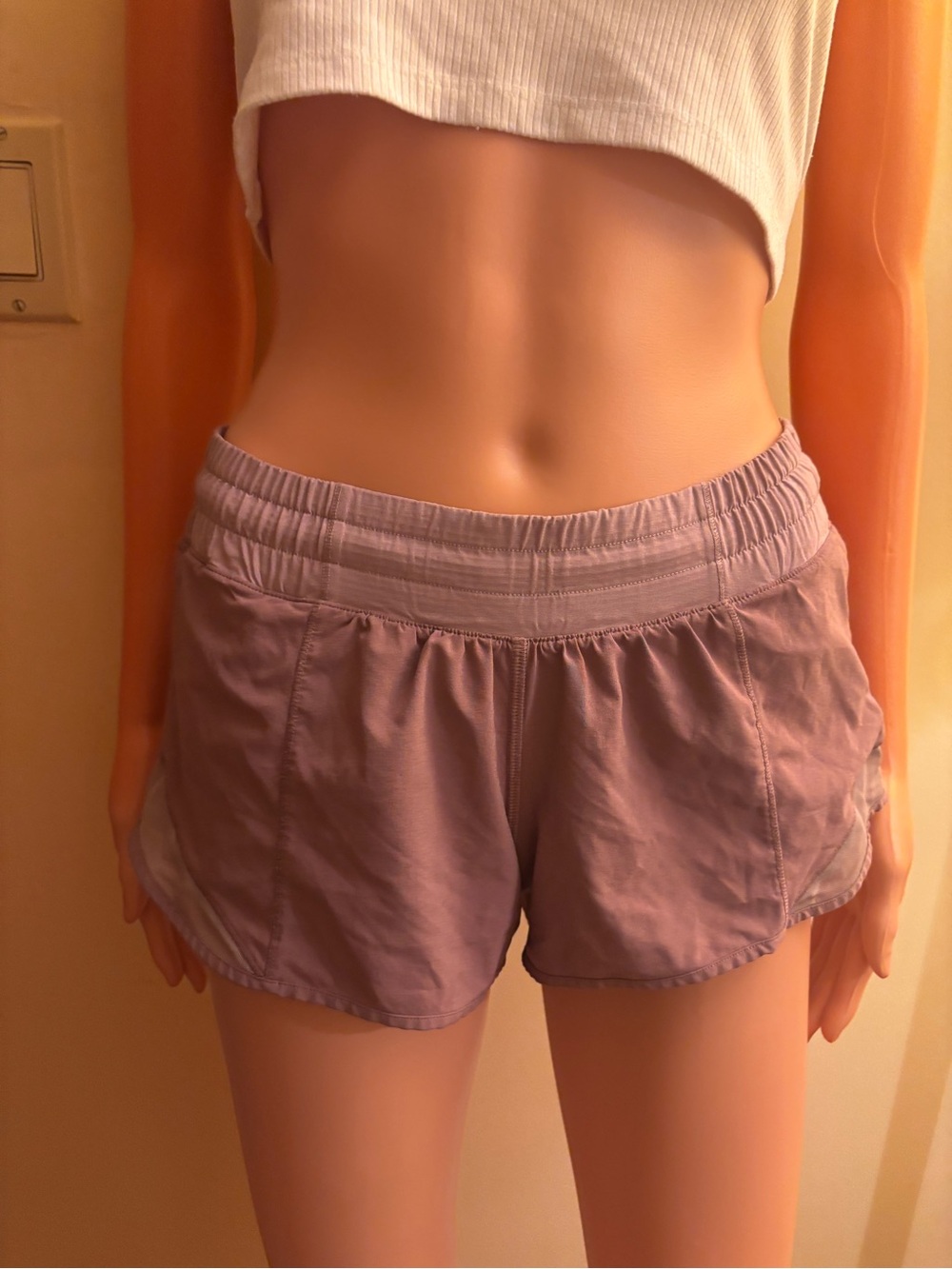 lululemon athletica Women's Light Mauve Running Shorts